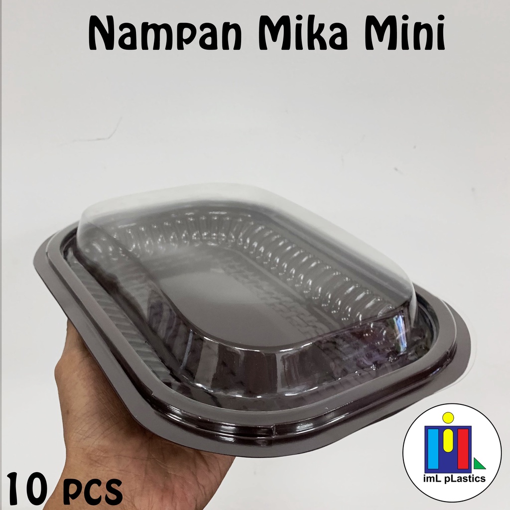 Nampan Mika Kecil / Mika Kue / Tatakan Kue / Tray Kue - 10 pcs