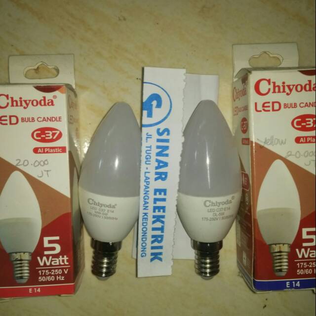 Led bulb candle chiyoda fitting E14