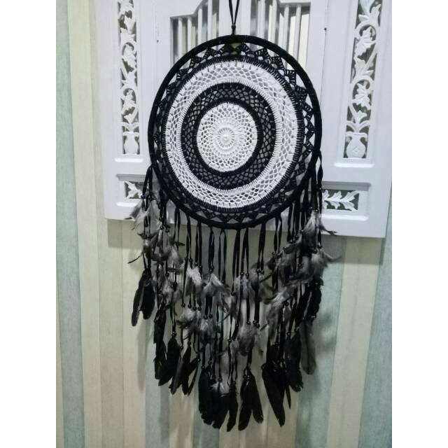 Single knit 42cm black & white