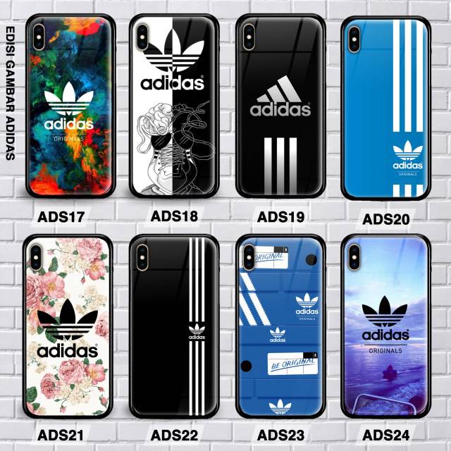 CUSTOM CASE ADIDAS REDMI 7/REDMI 7A/REDMI NOTE 7/REDMI NOTE 7 PRO/REDMI K20/REDMI K20 PRO GLASS CASE