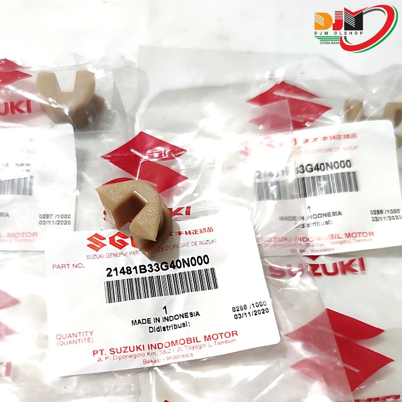 Slider Plat Rumah Roller Suzuki Spin 125 Skywave Hayate Skydrive 1set 3pc Original SGP 21481-33G40-000