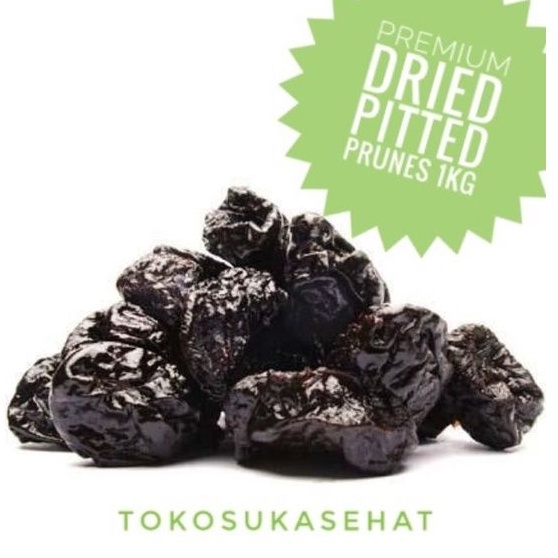 

Dried Pitted Prunes Organic -1kg ( Prune - Plume Plum ) Tokosukasehat