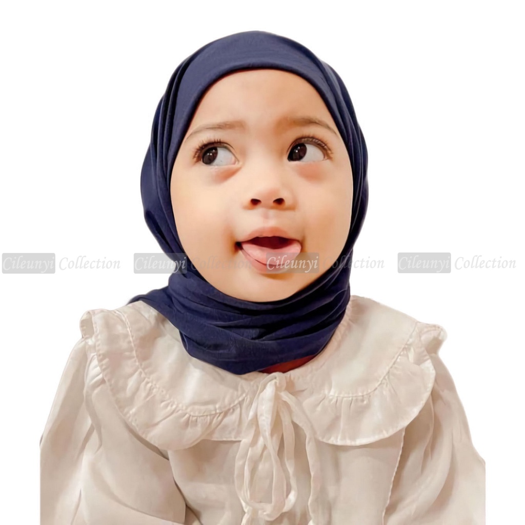 Pashmina Anak Camila Pashtan Anak Jersey Premium Hijab Pasmina Instan Camilla Jilbab Bayi 0 sampai 6 Tahun Kerudung 1 Slup Adem Aman Tanpa Peniti