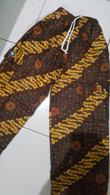 Celana Boim Batik Uk.9-12 Tahun / Celana Panjang Batik Anak Laki Harian Santai Grosir Pants