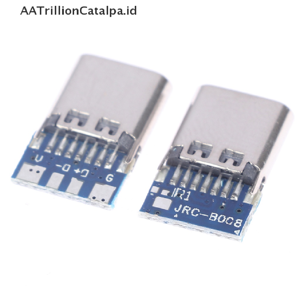 Aatrillioncatalpa 10pcs Konektor USB 3.1 Tipe C 14 Pin Female