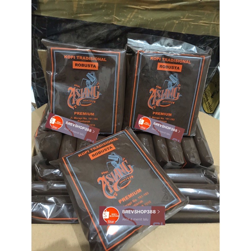 KOPI BUBUK WARKOP ASIANG KHAS PONTIANAK KOPI ASIANG KOPI LEGENDARIS KHUNTIEN KOPI ROBUSTA