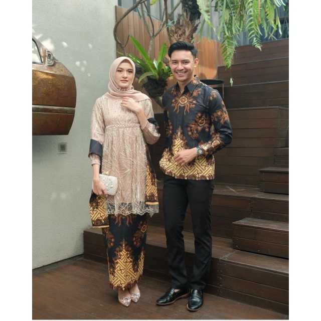 BATIK COUPLE KEBAYA BROKLAT TERLARIS BATIK SLIMFIT KEBAYA KONDANGAN BRUKAT TILLE BATIK COUPLE KONDANGAN KEBAYA LAMARAN DAN KEBAYA WIDUSA TERKINI KEBAYA MODERN BATIK COUPLE MAHESWARI