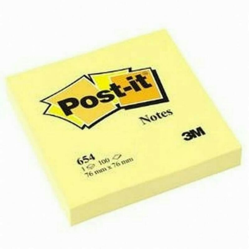 

Post-It/Sticky Notes 654 3M