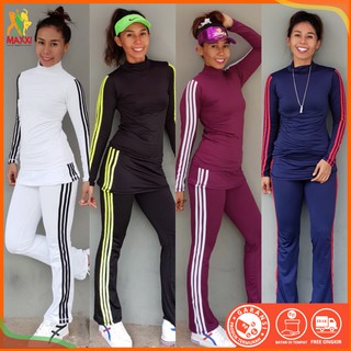 CEW manset baselayer thumbhole cewek wanita ladies nike KW 