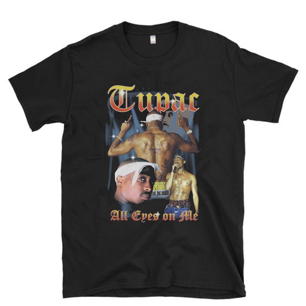 kaos rap hipop tupac shakur vintage tee