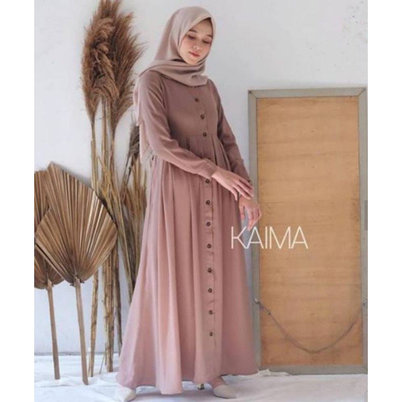 [Fashion Muslim] Gamis KAIMA DRESS maxy | friendly | terbaru