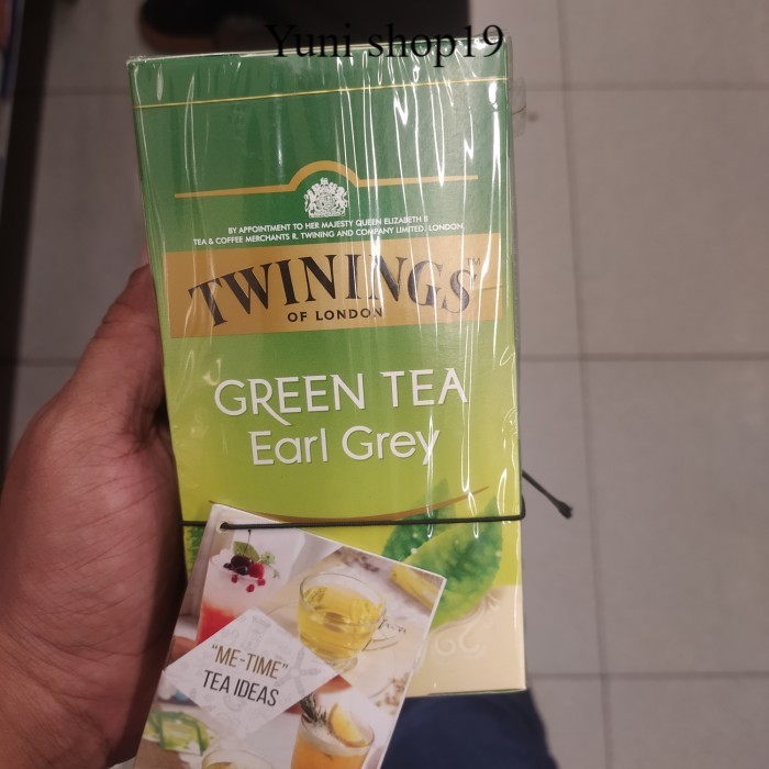 

twinning green tea earl grey