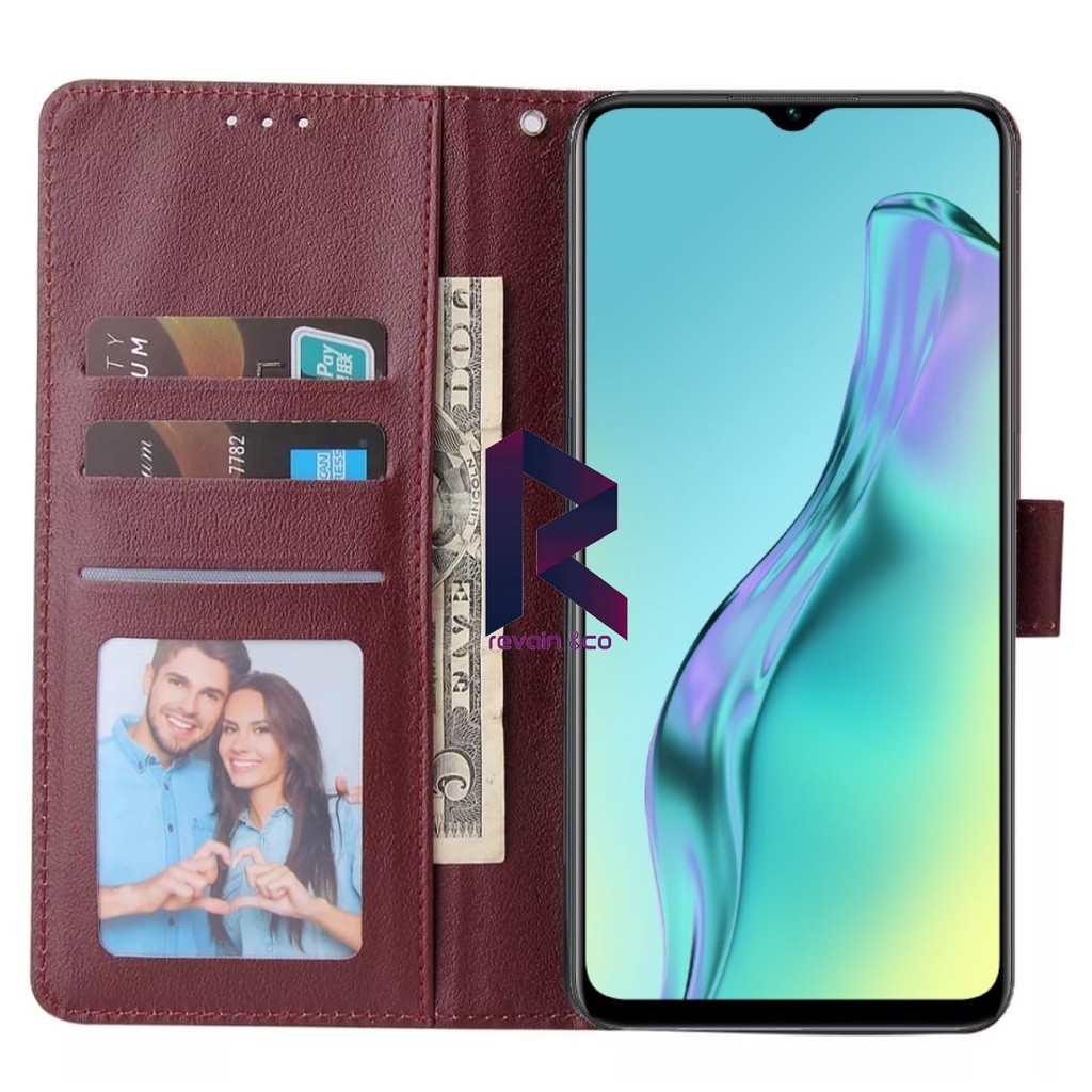 NEW VIVO V25 5G CASE FLIP WALLET LEATHER KULIT PREMIUM SARUNG BUKA TUTUP FLIP CASE VIVO V25 5G