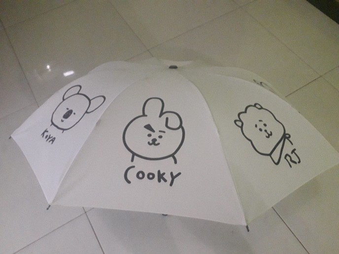 Bt21 Payung Pelindung Matahari Motif Bts