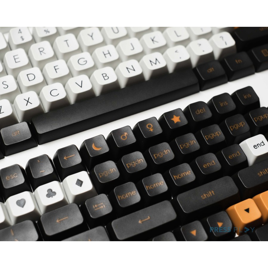 Press Play Rust PBT Keycaps 203 set JSA Profile