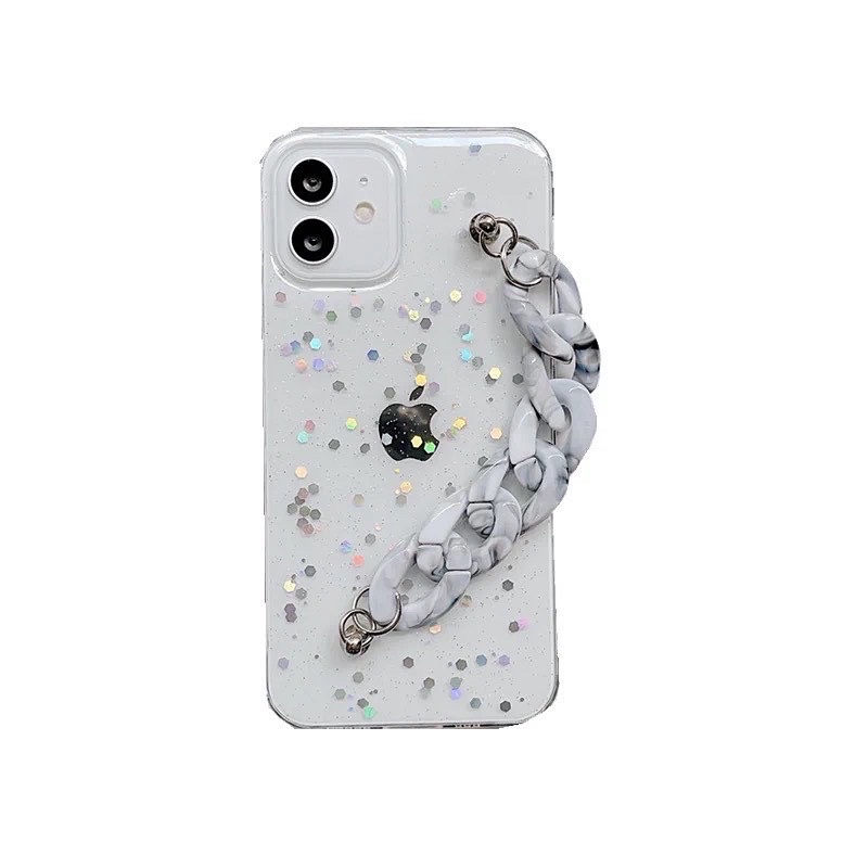 Case Glittery Chain Marble Xiaomi Redmi Note Oppo Reno Realme 2 3 4 5 6 7 8 9 10 Pro Lite 4g 5g