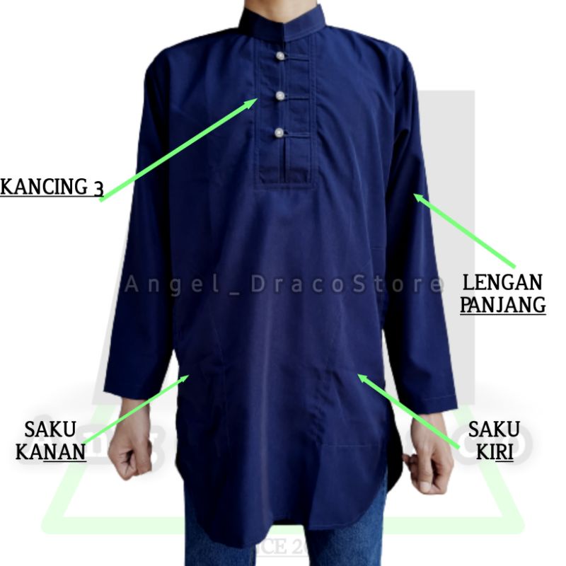 Kurta Dewasa Murah Terlaris Size S,M,L,XL,XXL / Pakistan Dewasa / Koko Dewasa / Kurta Lengan Panjang / Hadad