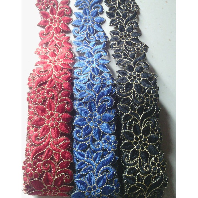 RENDA BORDIR ROLL DAUN RENDA BORDIR TERLARIS RENDA BORDIR TERMURAH RENDA BORDIR TERBAIK RENDA BORDIR