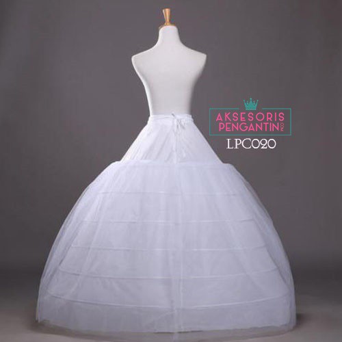 [SIAP KIRIM] ROK NGEMBANG PETTICOAT BALL GOWN GRADE A 6 RING PETIKUT PETICOAT LPC020