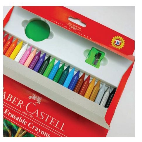 [TOSERBA_EMAK] - Faber Castell Erasable Crayons ( Crayons Hapus )