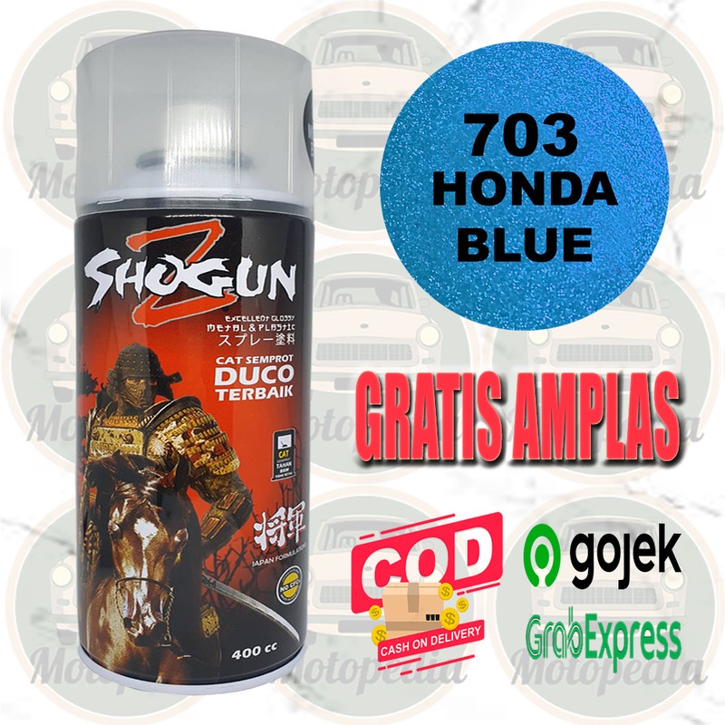 Cat Semprot Pilok Pilox Pylox Shogun Z Biru Honda Blue 703