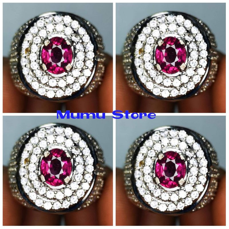 NATURAL BATU RHODOLITE GARNET CUTTING LUSTER