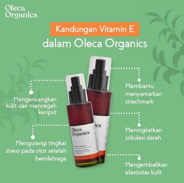 Oleca Organics Natural Slimming Oil NATURAL HALAL teregistrasi BPOM minyak pijat kurus slimming