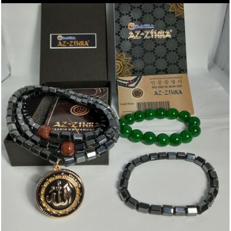 kalung kesehatan Kalung Kesehatan Bio Aura Azzikra bonus Gelang Kesehatan dan Giok