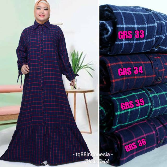 Gamis rempel/gamis flenel/gamis flanel super jumbo/gamis serut/gamis jumbo/gamis rempel jumbo/gamis