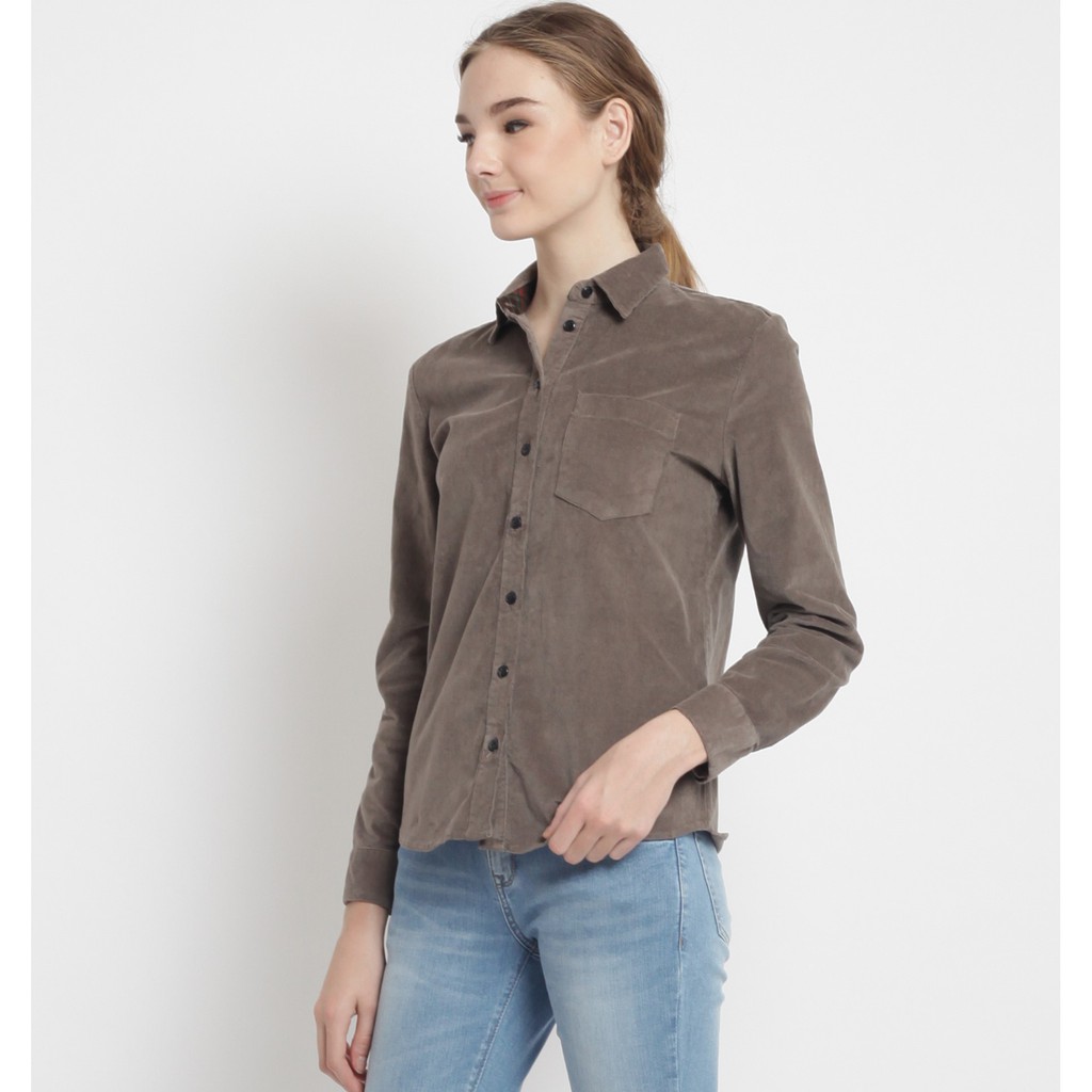 Papperdine Jeans - Kemeja Wanita - Corduroy-4