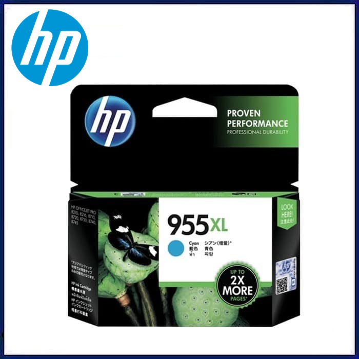 Tinta HP 955XL cyan Original . tinta printer HP ori 955XL Colour