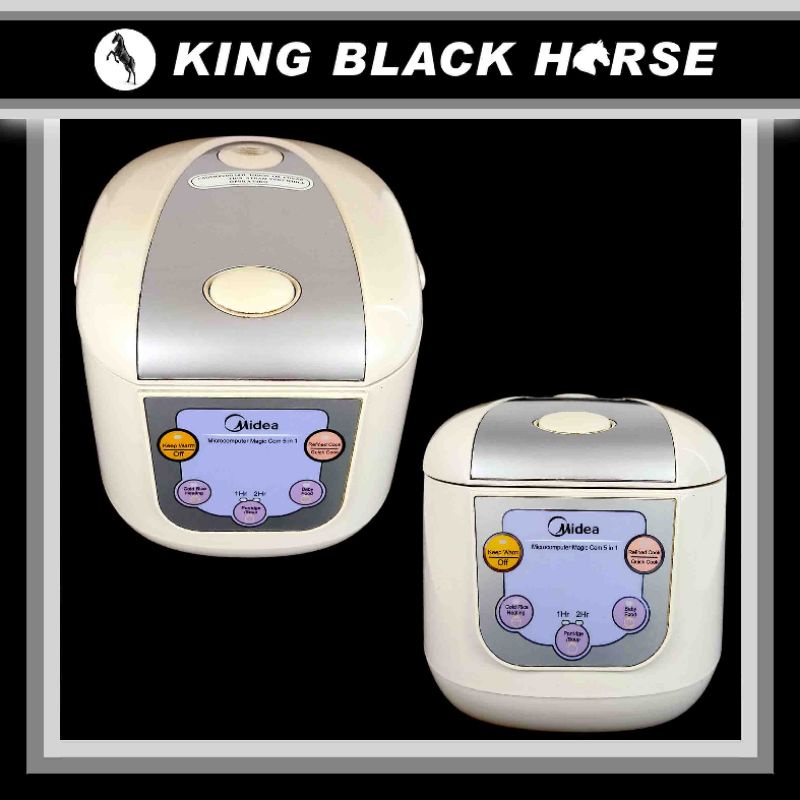 Rice Cooker Midea MRC-H16BP - Rice Cooker Digital Midea 0.63Liter/630ml - Listrik 380Watt - Rice Coo