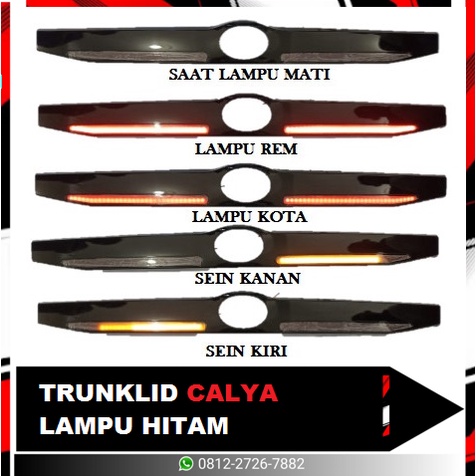 TRUNKLID CALYA+LAMPU HITAM