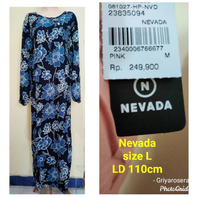 Daster panjang nevada brand matahari