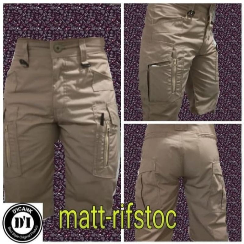 CELANA TACTICAL W-TAC PENDEK BAHAN KATUN TUIL