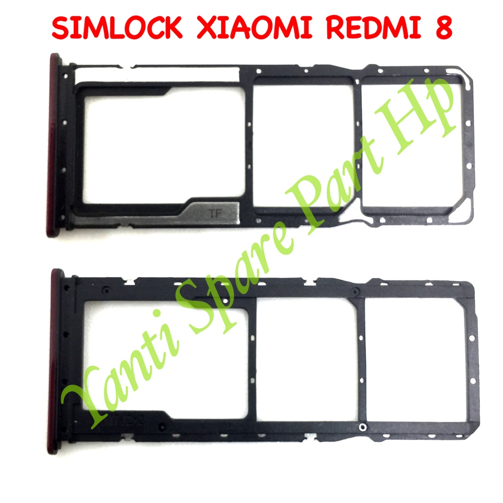 Simtray Sim Lock Xiaomi Redmi 8 Original Terlaris New