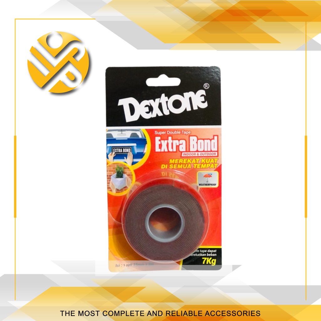 

Dextone Super Double Tape Extra Bond Indoor Outdoor 25 mm x 2m