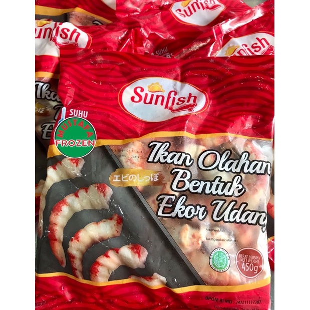 

Sunfish Ikan olahan Bentuk Udang 450gr