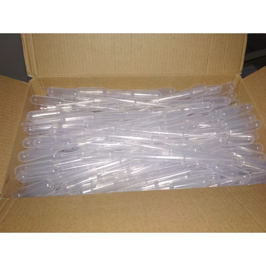 Pipet Pasteur 3ml / Pipette 3ml / Pipet Plastik Tetes 3 ml isi 10 pcs