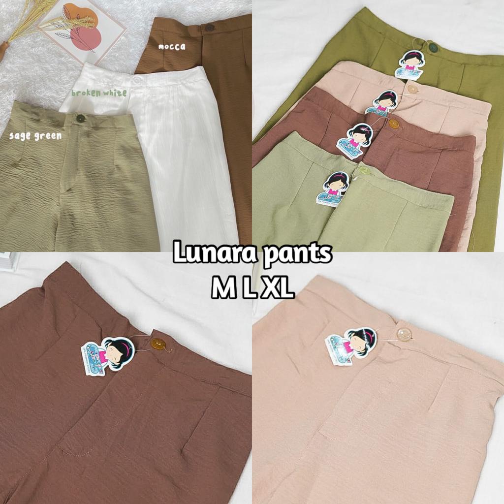 BEFAST - ZFS OOTD Celana Panjang ANIVA / LUNARA CRINCLE AIRFLOW BASIC KULOT / Celana Panjang Wanita / Kulot Crincle Kekinian Remaja ABG / Pakaian Wanita Casual / Celana Kulot Polos Formal / Fashion Wanita Kerja / Terlaris / Termurah / Trendy