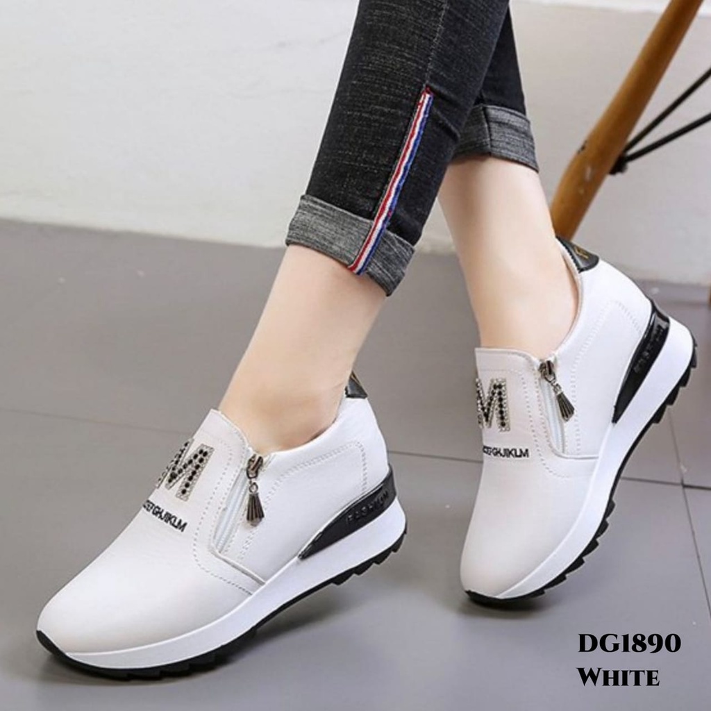 RESTOCK WYN SNEAKERS WEDGES FASHION KOREA DG1890