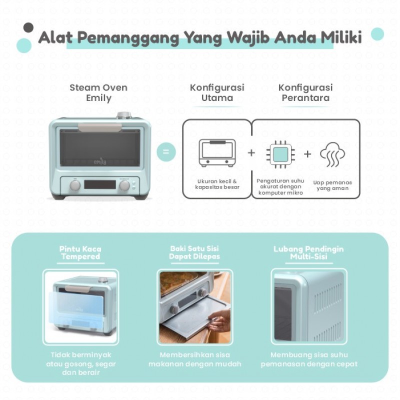 Emily Mini Electric Steam Oven