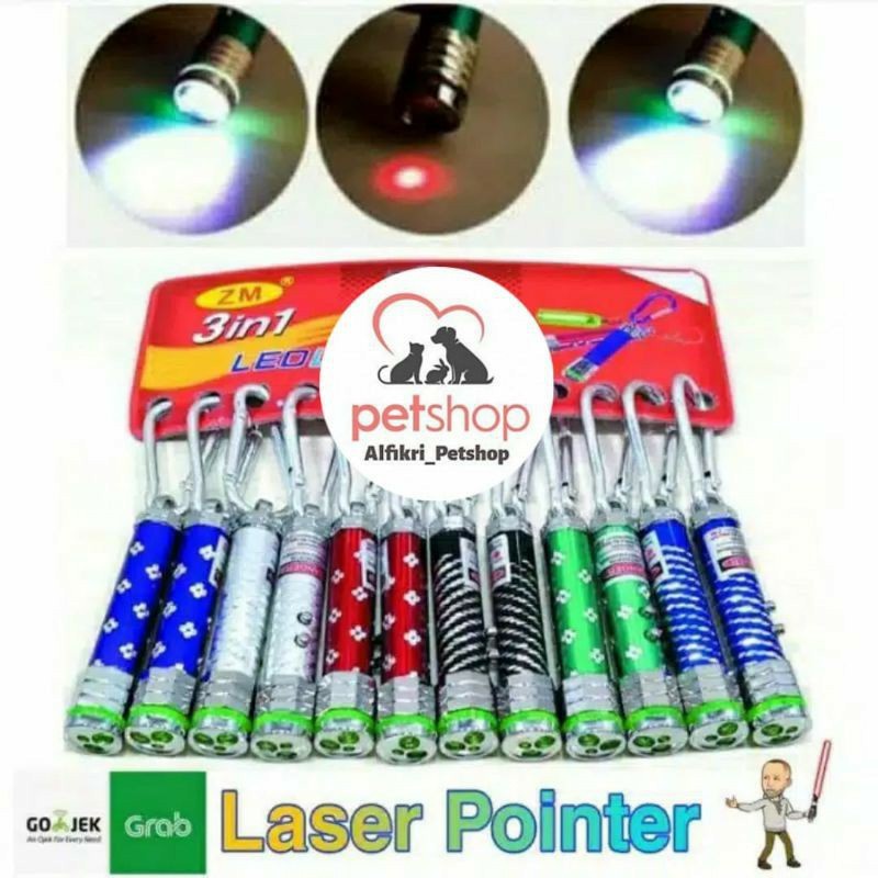 Mainan Kucing Lampu Laser Pointer Interaktif Cat Toy