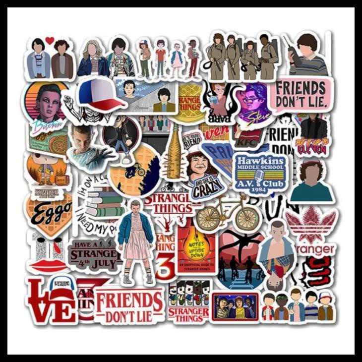 

Stranger Things Stickers Netflix Series Stiker Scrapbook Laptop Deco