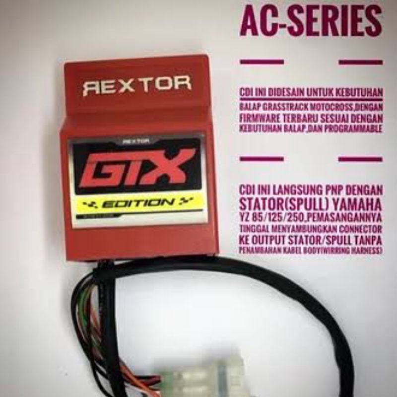 cdi rextor racing gtx AC yamaha yz 125 ktm garansi 1 tahun free maping