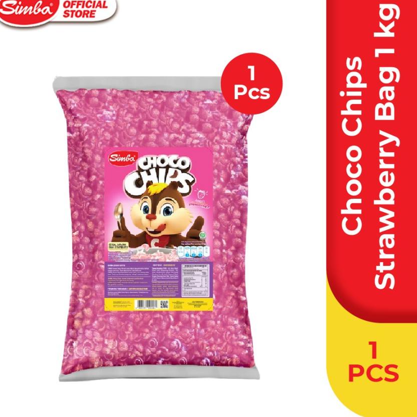 

Garansi Original SIMBA Sereal Choco Chips Strawberi Bag 1 kg