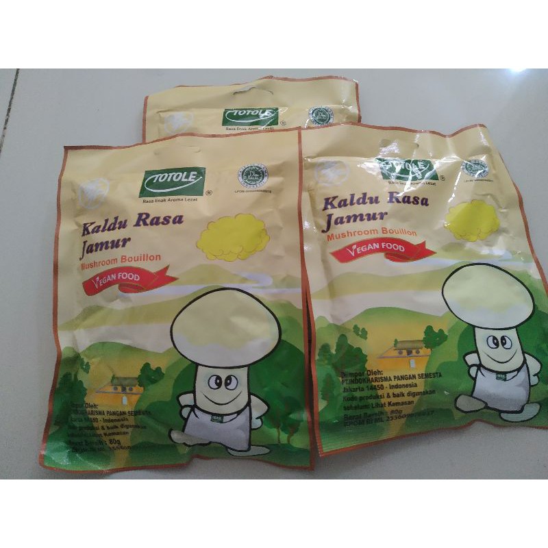 

TOTOLE Kaldu Jamur 80 gram, Non MSG, cocok utk MPASi dan Vegetarian