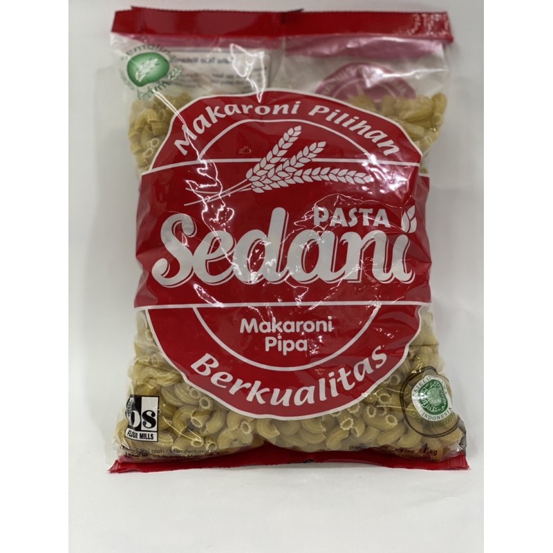 

MAKARONI REBUS PIPA SEDANI (MENTAH) 1 KG