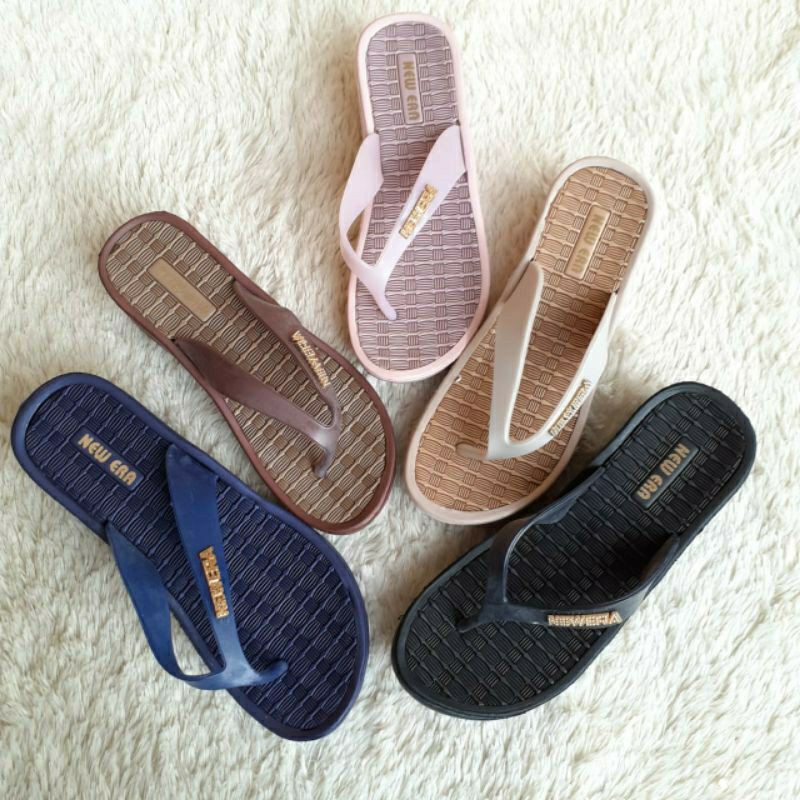 SANDAL JELLY WANITA HAK 5 CM NEW ERA LB 9028.3/SANDAL JELLY JEPIT WEDGES