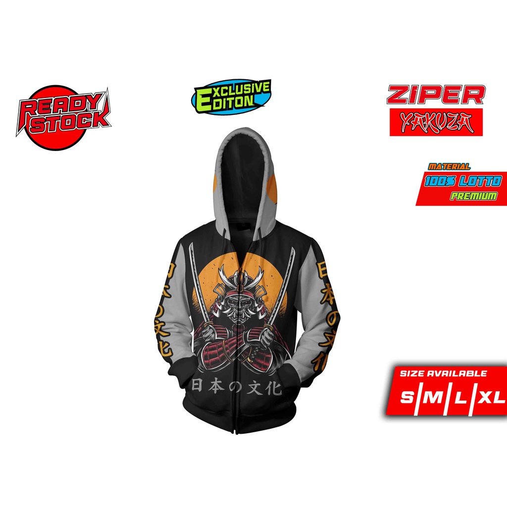 JAKET ZIPPER RACING PRO X YAKUZA RONIN LIMITED EDITION FULLPRINT